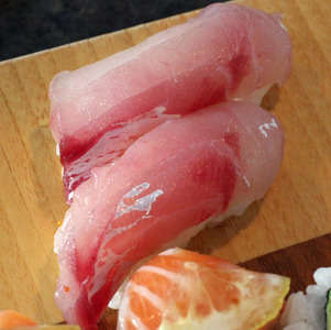 Itoyoridai ~ Nigiri Specials ~ goldenthread snapper from Nagasaki Japan