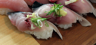 Goma Saba ~ Nigiri Specials ~ spotted mackerel from Japan