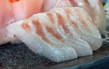 Hiedai ~ Sashimi Specials ~ silver bream from Japan