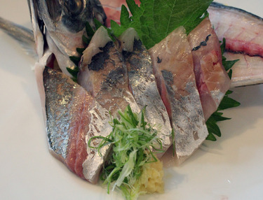 Ami Aji ~ Sashimi Specials ~ Net caught jack mackerel from Japan